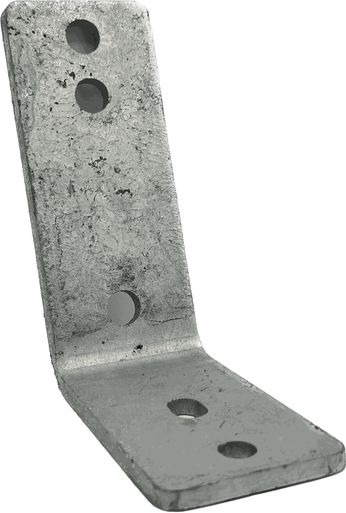 Bracket, Tri-Axle Fender Stiffener, 7.25-9" I-Beam & Steel Frm Mounting, Galv