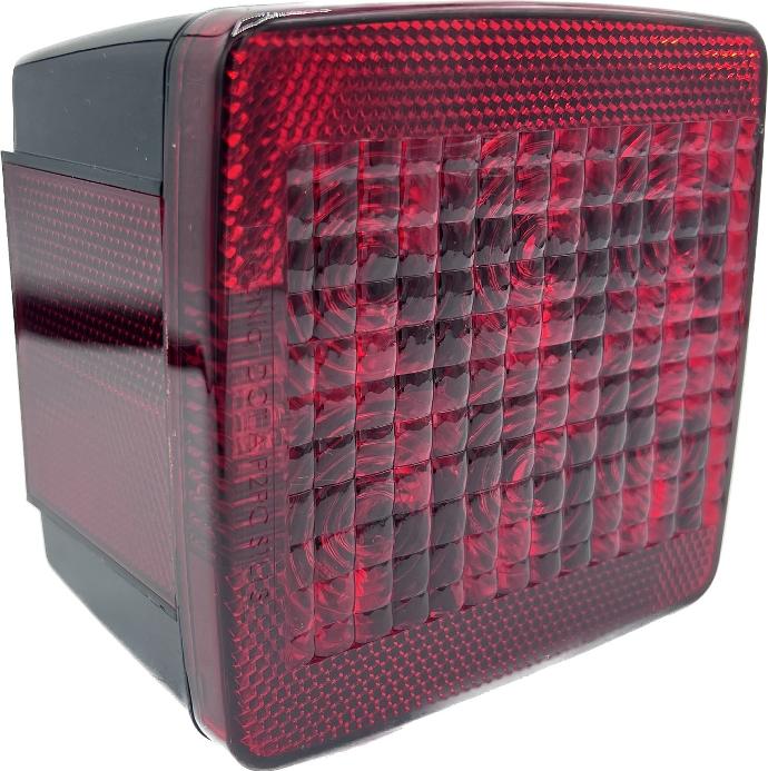 Square Led Tail Light. Approved For All Trailer Widths. Right Hand Side. Tecniq Brand