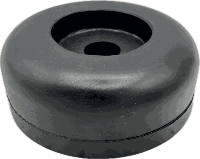 Roller End Cap 3.5" Diameter With 5/8" ID Black Yates# 134-5 (LR # 1008.05)