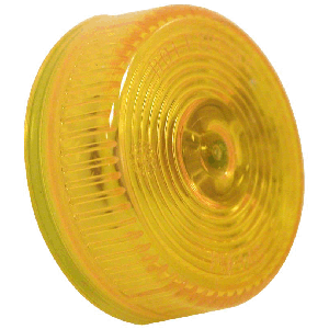 Marker Light, 2" Round & Incandescent. Amber Color. Peterson Brand.