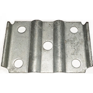 Trailer Axle Tie Plate 3"Round Axles. For 1/2" U-Bolts.
