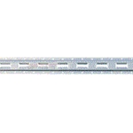 E-Track Vertical Strip, Zinc-Plated, 4' (Ea)