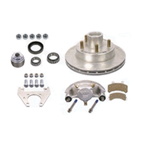 Kodiak Disc Brake, 10" Integral Rotor / Hub Style, 5 X 4.5" Bolt Pattern, Dacromet Finish, Sold As Each (K71-1H-10-DDD)