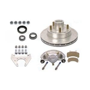Kodiak Disc Brake, 10" Integral Rotor / Hub Style, 5 X 4.5" Bolt Pattern, Dacromet Finish, Sold As Each (K71-1H-10-DDD) - Alternative to K71-G00-98 / 82113
