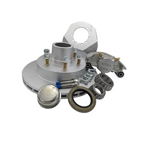 Kodiak Disc Brakes,12" Integral Rotor / Hub Style, 6 X 5.5" Bolt Pattern, Dacromet Finish, Sold As Each (K71-1H-12-DDD) - Alternative to K71-G00-97 / 82100