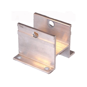 Bracket, Pvbar, 3.82", 5/8 Hole, Alu (2" U-Bolt)