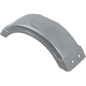 Trailer Fender, Material: Plastic, Color: Silver, 21.5"L x 7.5"W x 5"H, Fits: 8" - 12" Wheels, Brand: Horizon Global, Sold as each