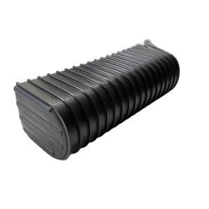 Trailer Bunk Wrap 2X6" Black End Cap, Sold As Each (60601-1)