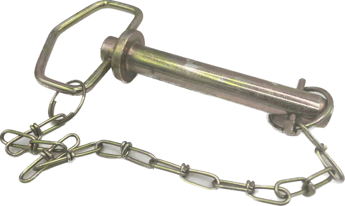 Pin-Hitch Asy, 3/4 X 4-3/4" W/Snaps & Chain