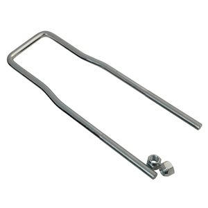 U-Bolt Spare Tire Carrier With 12" Long Shafts, For 4 And 5-Lug Wheels. For Up To 3" Wide Frames. Zinc Plated, Ce Smith Brand