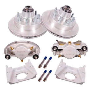 Kodiak Disc Brake Integral Rotor/Hub 13" 7K Dac Coat 9/16" Studs (Pair) 2-Hrcm-133-7-9D