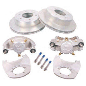 Kodiak Disc Brake, 12" Slip Over Style, 6 X 5.5" Bolt Pattern, Dacromet Finish, Sold As A Pair (K71-2R-12-DDD)