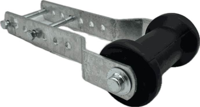 Tongue Mount Roller 5" Black Rubber Ce Smith# 32003G