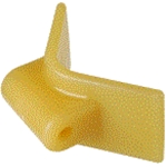 Bow Stop V Block, 3" Wide Yellow Tpr 1/2" I.D. 86285