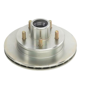 Knott Zinc Plated Disc Brake Integral Rotor / Hub Assembly 9.75" Diameter, 5 X 4.5" Bolt Pattern [Bulk]