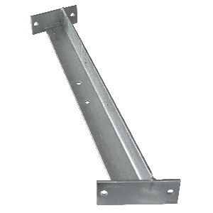 Cross Member, 2.5" X 2.5" X 31.02", Straight, With 15 Degree Flanges