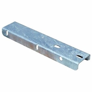 Fender Bracket, Galvanized Steel, 14-3/8" L x 4" W X 2" H, 