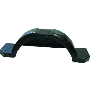 Trailer Fender, Material: Plastic, Color: Black, 32.75" Inside L - 45" Outside L x 10.25" Bottom W - 8" Top W x 13"H, Fits: 14" & 15" Wheels, Brand: Tie Down Engineering, Sold as each