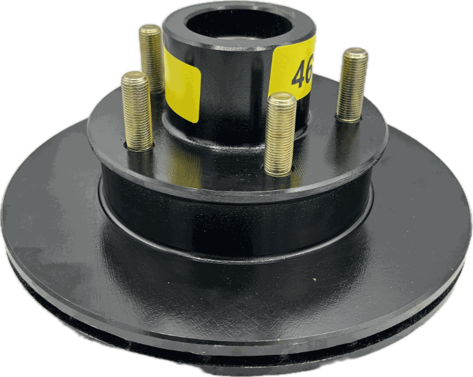 Disc Brake Rotor 3.5K 9.6" Integral Rotor/Hub E-Coat Tie Down# 46845P