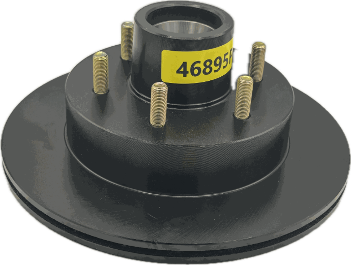 Dexter Disc Brake 6K 12" Integral Rotor/Hub E-Coat Tie Down# 46895P