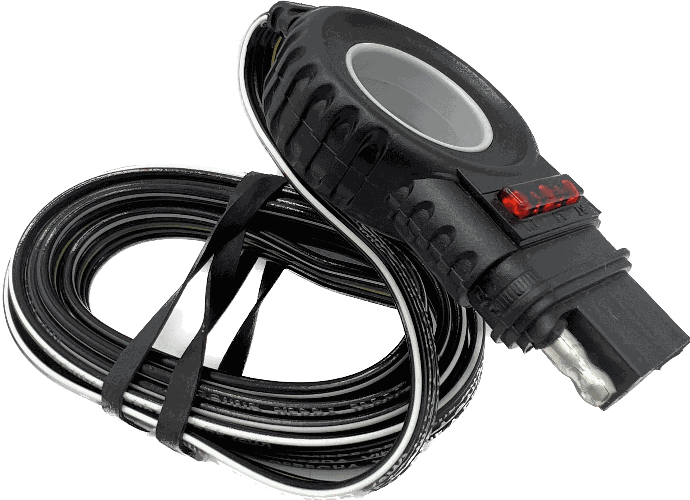 Hopkins Endurance Easy-Pull 48" Vehicle Side 4-Flat Connector With Led Test Function