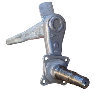 Torsion Axle, 3,750 lb Capacity, 85" Hub Face, 67.5" Frame Center, 72" Outside Bracket, 22.5* Down Starting Angle, Galvanized, Manufactured by Dexter Marine Products