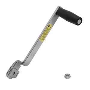 Winch Handle, 10" Quick-Snap Attachment, Fits Fulton 596A, 597A, And T3500 Winch (Old Fulton # 9235-01)