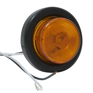 Marker Light, Amber Led, 2" Round. Blazer Brand (Replaces 502A, 506Bak)