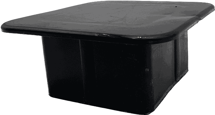 *Special* Hitch Tube Cover 2" Sq Black Plastic