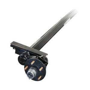 Torsion Axle, 3,500 lb Capacity, 93.5" Hub Face, 72" Outside Bracket, 22.5* Up Starting Angle, Painted, Manufactured by Dexter (5785254)