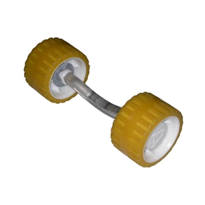 Boat Trailer 2 Roller Assembly Shorthorn 12" Gold (Old Loadrite# 6073.01)