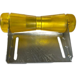Keel Roller Assembly 10" With End Caps Yellow Tpr Loadrite 6077.03Ps