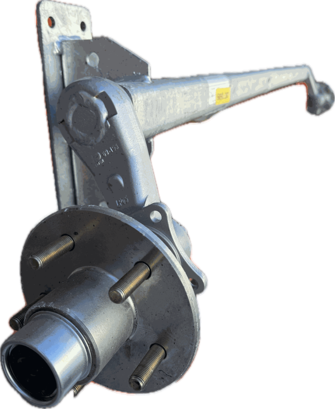 Torsion Axle, 74"Hf, 62" Outside Bracket, 58" Frame Center, 2500# , 30* Down Angle, Fits Load Rite Snow Trailers (46277F)