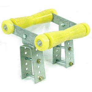 Keel Roller Assembly Double 12" Yellow Self Adjust Loadrite# 6118.016