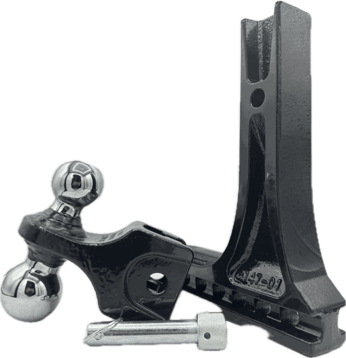 Adjustable 2" & 2-5/16" Ball Mount 10K# / 14K# Rating, Pro Series.