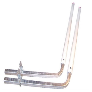 Side Guide Pvc 62" Alum Models( Pair) Used On Load Rite Aluminum Frame 5 Starr Trailers With "V" Type Cross Members. Replaces G200As