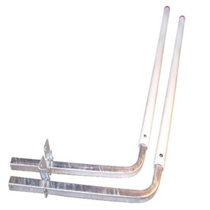 Side Guides, Pair Of 62" PVC Guide-Ons For Load Rite Aluminum Frame Models With "V" Type Crossmembers (Includes Mounting Hardware) (Replaces G200AS)