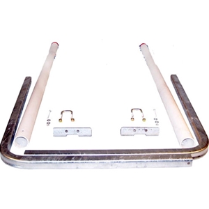 Side Guide Pvc 62" Alum Models( Pair) Used On Load Rite Aluminum Frame 5 Starr Trailers With "Straight" Cross Members.