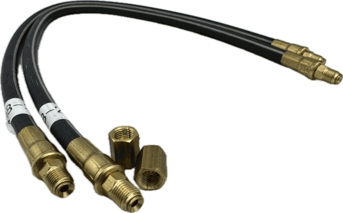 Dexter 81099 Trailer Brake Flex Line 24" Male Ends (Pair)