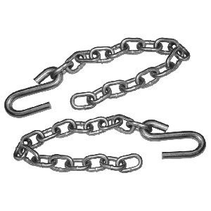 Chain Saftey Cl-4 W/ S-Hook (2-Pkg)