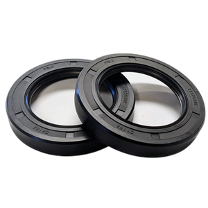 Grease Seal 3.37" O.D. X 2.25" Triple Lip Rubber. Pack Of Two (81316)