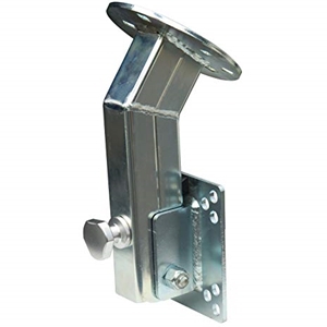 Angled /Pivoting Spare Tire Carrier, For 4, 5, And 6-Lug Wheels, Zinc Plated