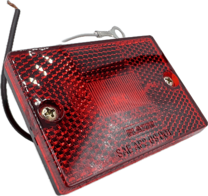 Marker Light, Red Led, 2-3/4" Wide X 2" Height, Blazer Brand