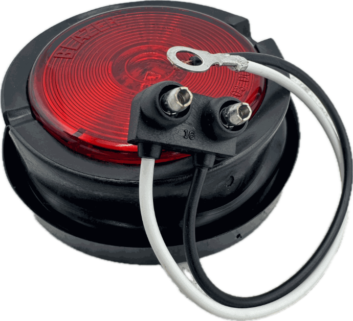 Marker Light, Red Led, 2-1/2" Round. Blazer Brand (C503R)