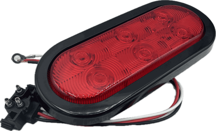 Oval Led Tail Light. Left Hand Or Right Hand Side. C561Rtm