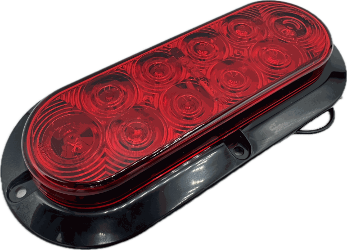 Oval Led Tail Light. Flange Surface Mount. Left Hand Or Right Hand Side. Blazer Brand