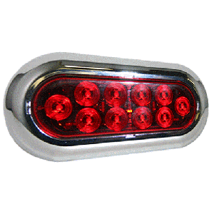 Oval Led Tail Light. Surface Mount. Left Hand Or Right Hand Side. Blazer Brand