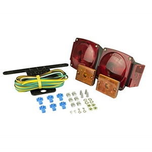 Tail Light Kit, Square, Submersible, And Incandescent. Approved For Trailers Under 80". Blazer