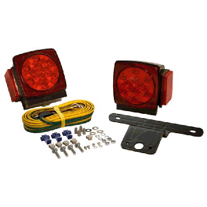 Tail Light Kit, Square, Submersible, And Led. Approved For Trailers Under 80". Blazer Brand. .
