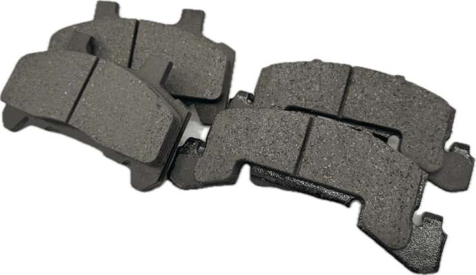 Deemaxx Ceramic Disc Brake Pads With Stainless Steel Backing, For 3.5K & 6K Applications, Set Of 4 Pads
